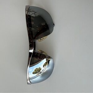 Salvatore Ferragamo Eyewear Temple Arm - Black & Silver